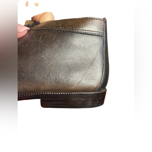 G.H BASS women’s Pamela Black brown Leather Lace Up Ankle Boots sz 7.5 preloved - Picture 11 of 14